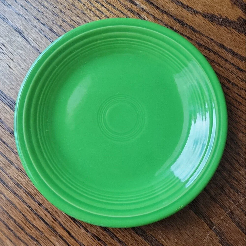 Vtg Fiestaware Salad Plates Set Of 4 Homer Laughlin 7.25 inch Assorted Colors